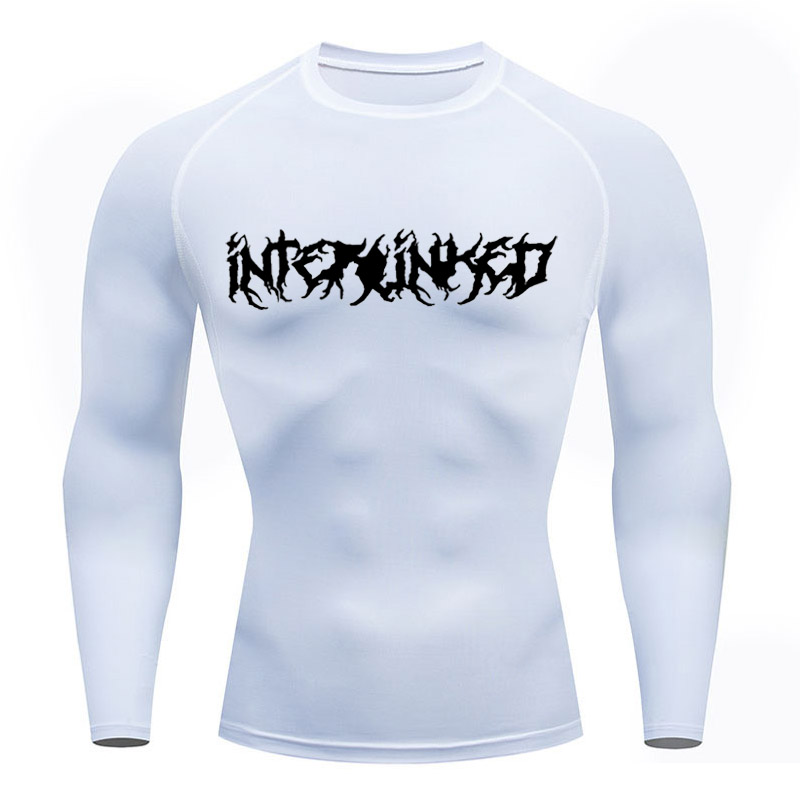 Rash Guard Long Sleeve - Compression White Shirt Long Sleeve Men's