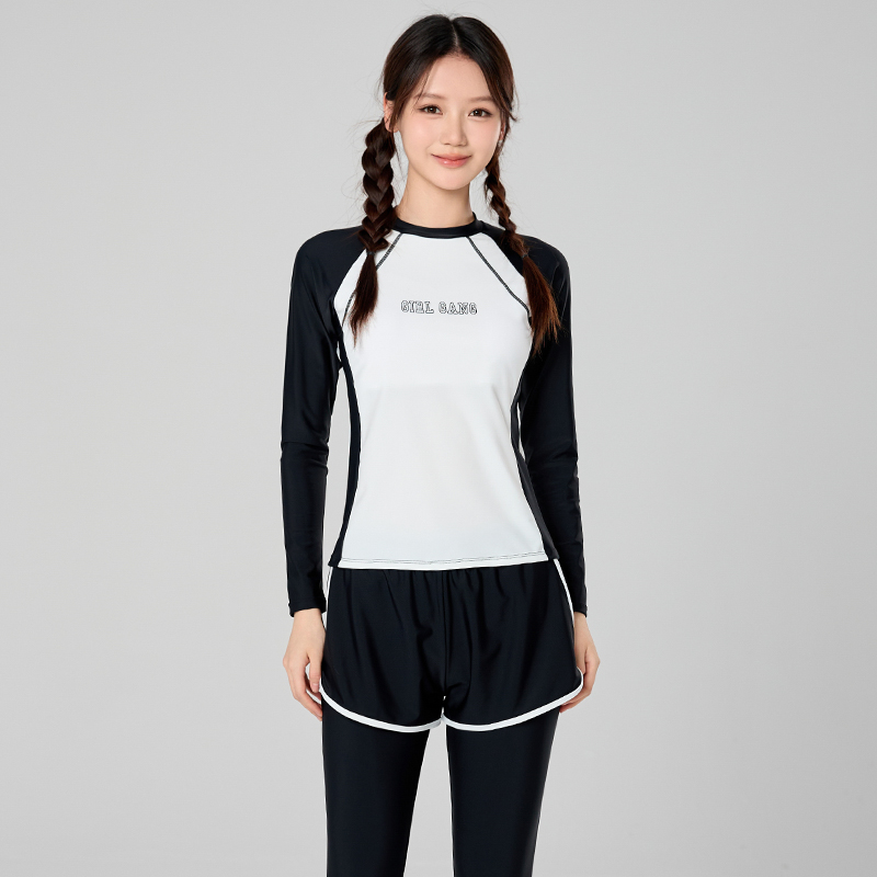 Rash Guard Long Sleeve - Girls Rash Guard Swimwear Long Sleeve