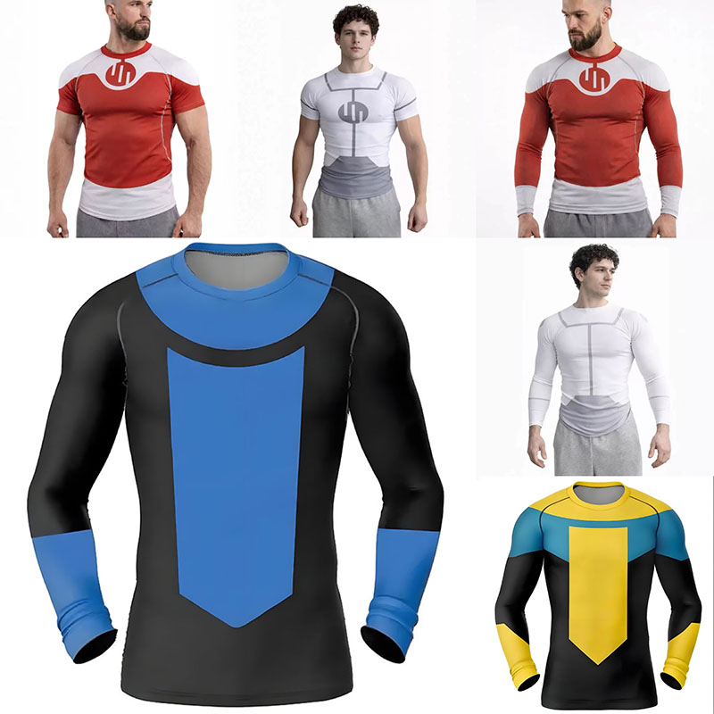 Rash Guard Long Sleeve - New Invincible Cosplay Rash Guard Diving