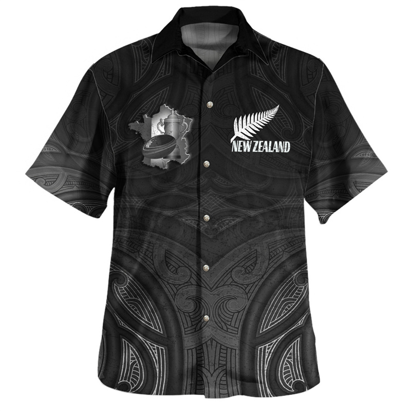 Summer Clothing Nz - Summer Harajuku 3D New Zealand Maori