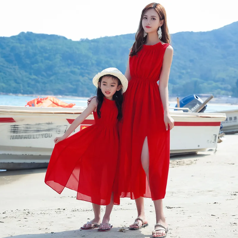Mom and Girl Baby Vacation Loo - Summer Clothing Looks ulasan dan harga