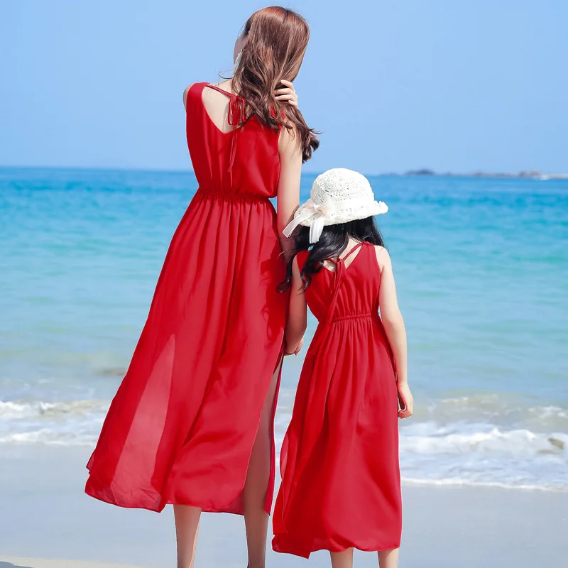 Mom and Girl Baby Vacation Loo - Summer Clothing Looks ulasan dan harga