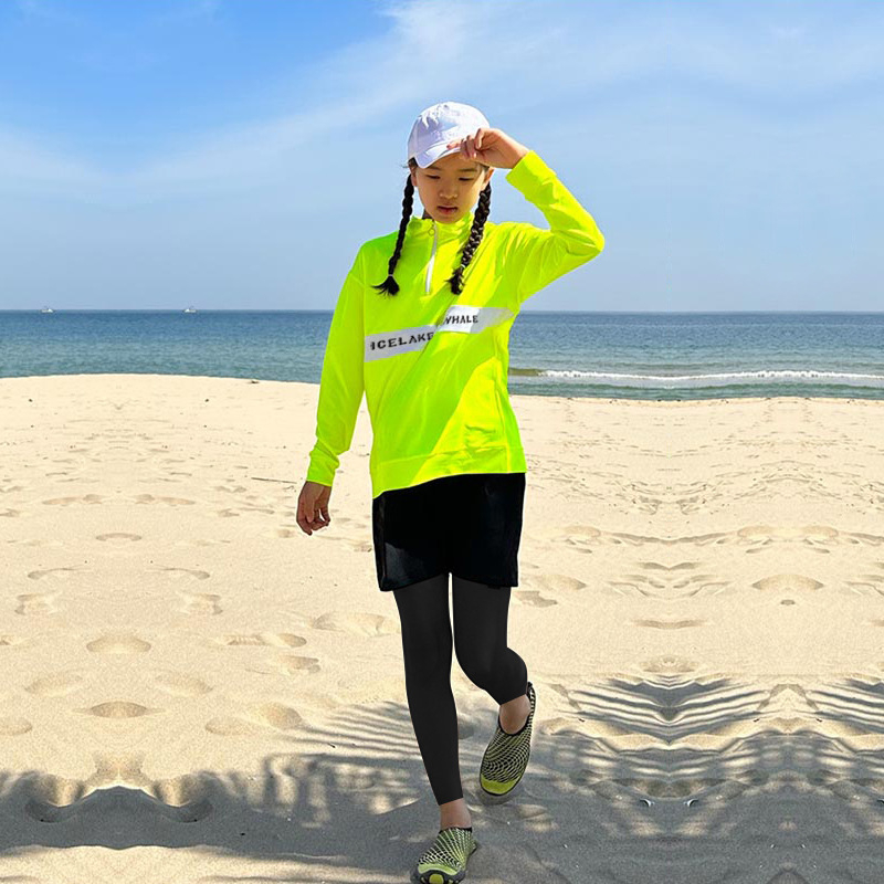 Three Piece Long Sleeve Neon C - Rash Guard Long Sleeve ulasan dan harga