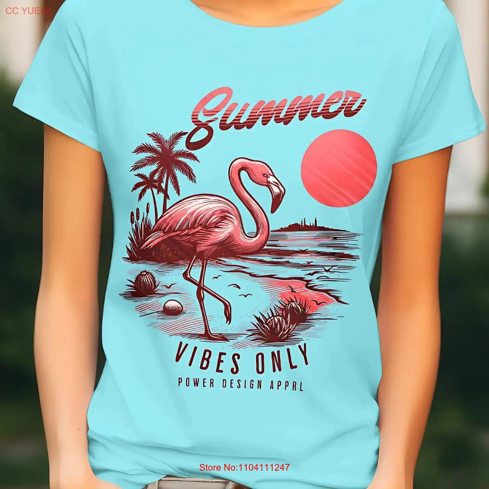 Summer Vibes Only T shirt Flam - Summer Vibes Clothing Men ulasan dan harga