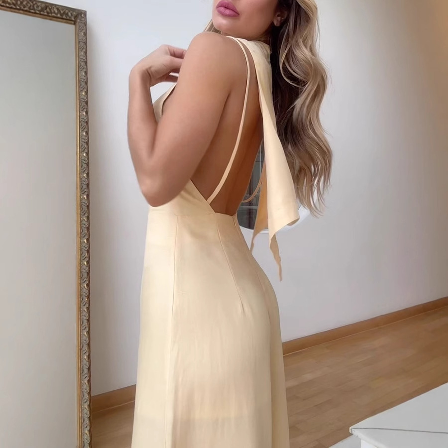 2026 New Summer Sexy Solid Col - Summer Evenings Clothing ulasan dan harga