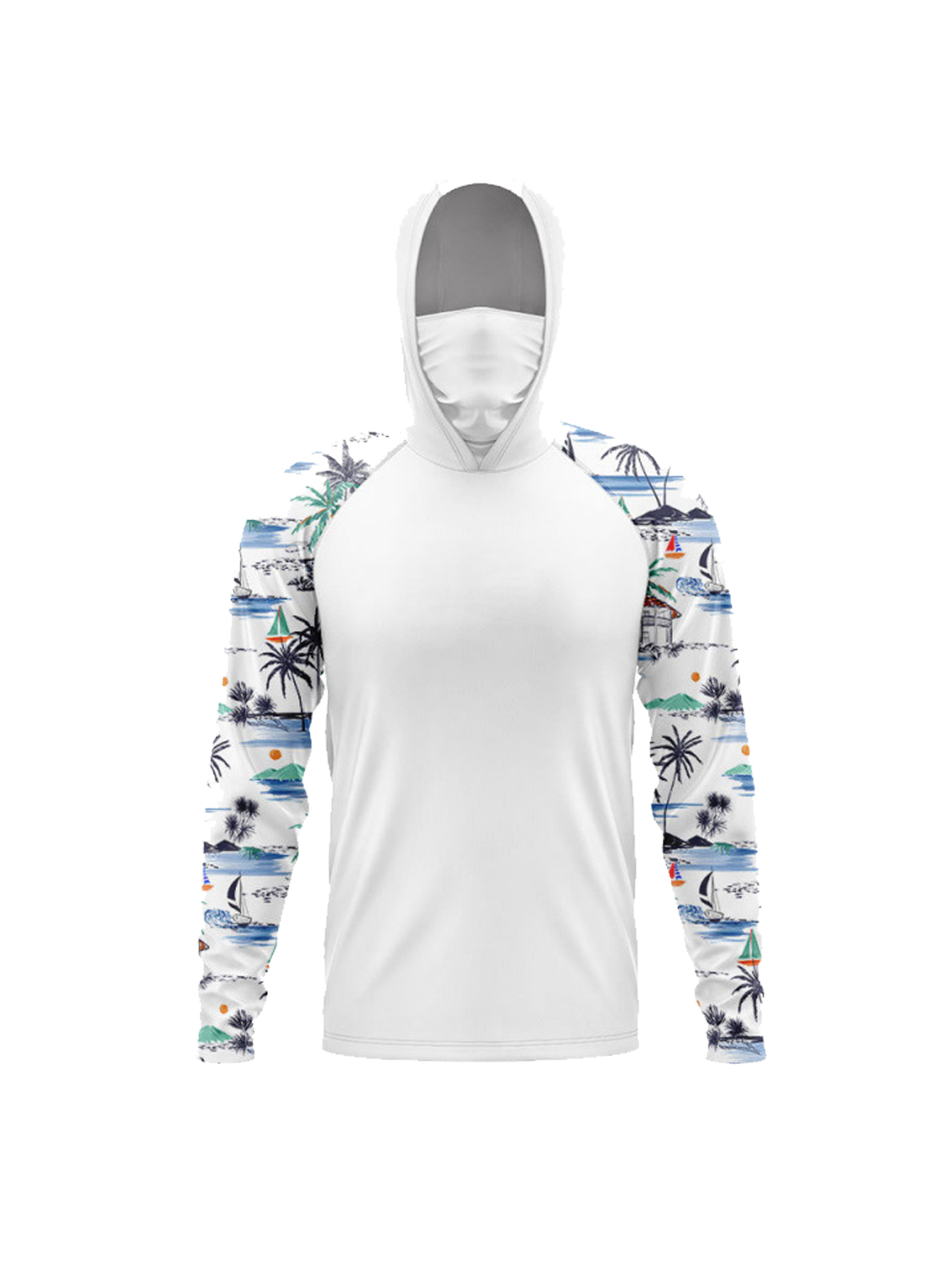 Fishing Hoodie Shirts with Mas - Summer Clothing Long Sleeve ulasan dan harga