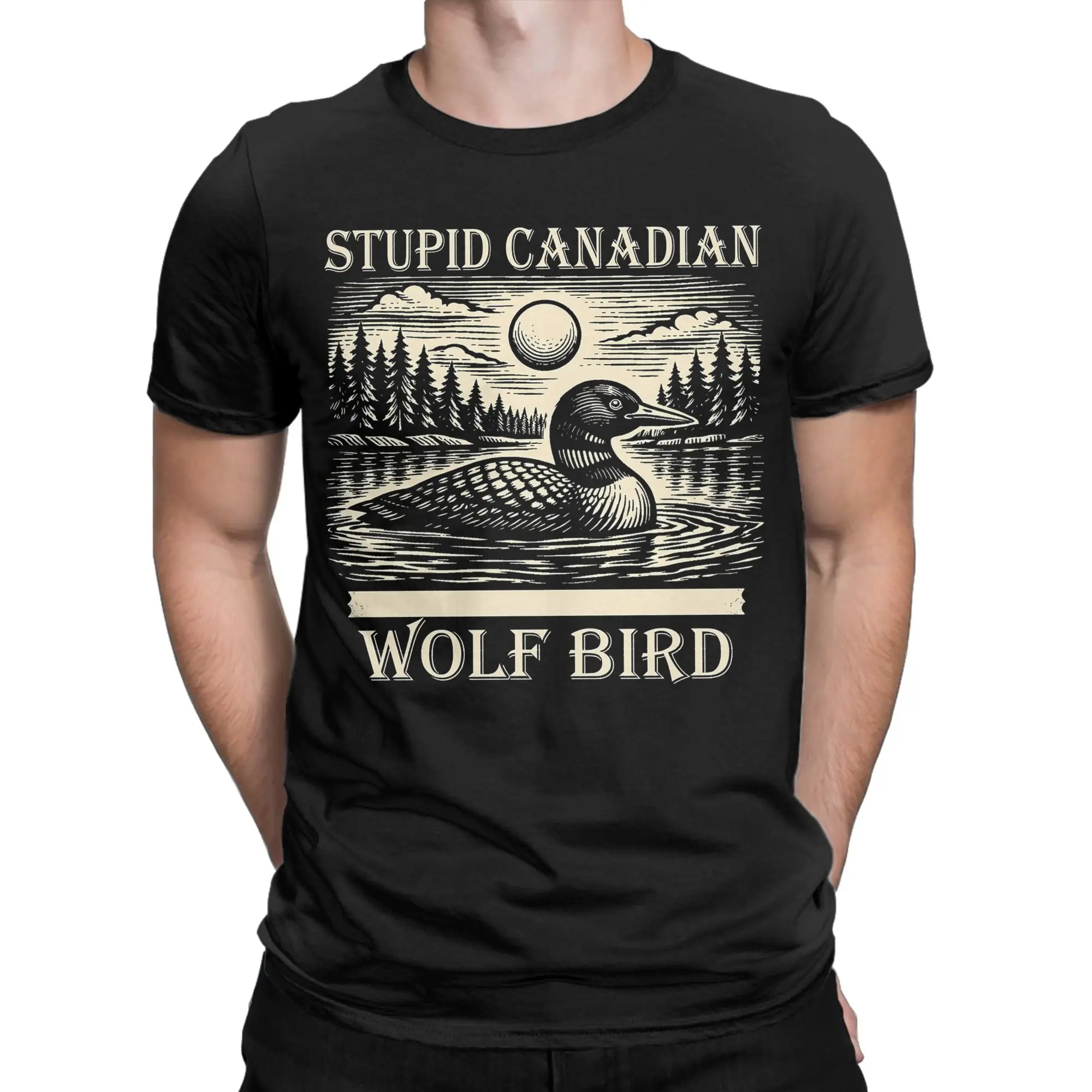 Men T-Shirts Stupid Canadian W - Summer Clothing Ideas Men ulasan dan harga