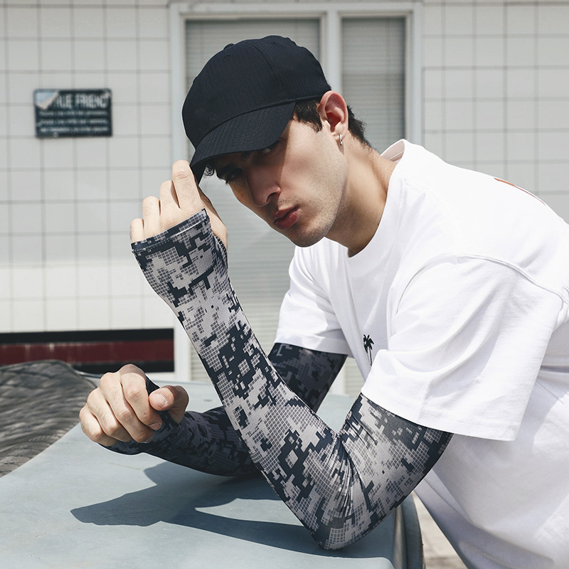 Uv Solar Arm Sleeve Men Summer - Rash Guard Long Sleeve ulasan dan harga