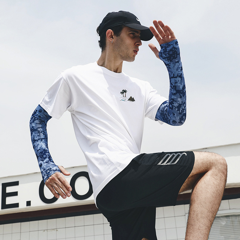 Uv Solar Arm Sleeve Men Summer - Rash Guard Long Sleeve ulasan dan harga