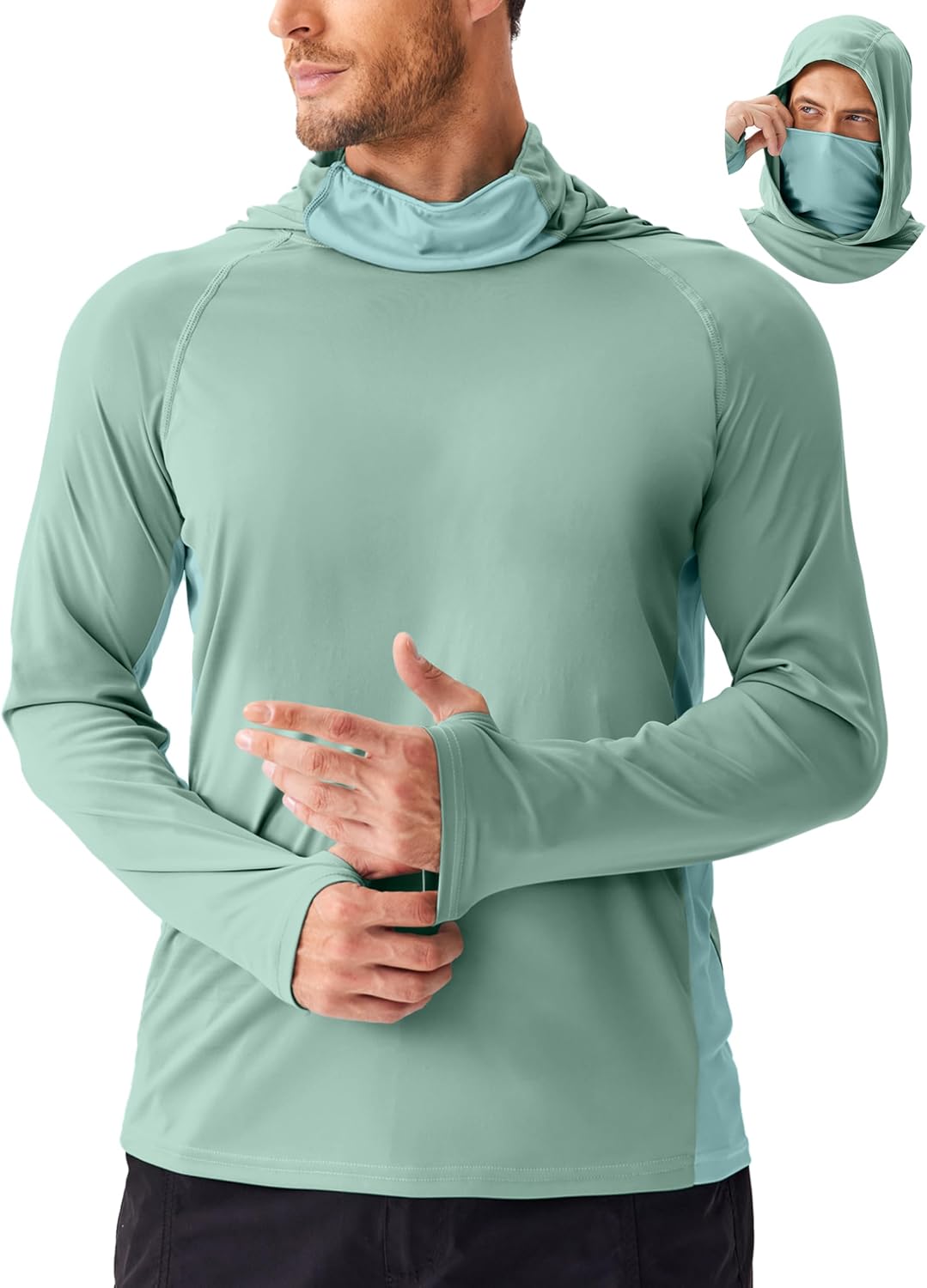 PINSPARK Men's Sun Protection  - Rash Guard Long Sleeve ulasan dan harga