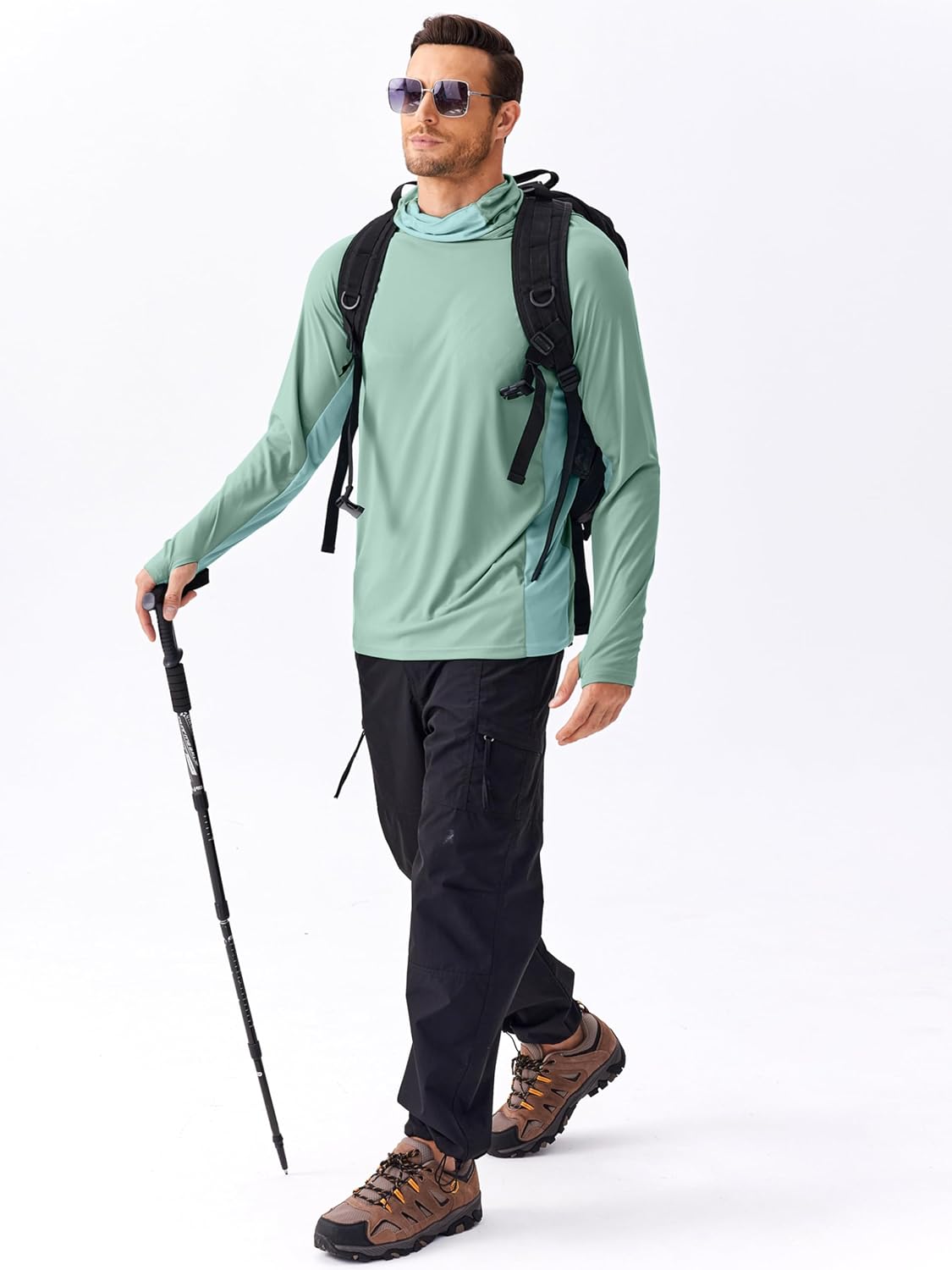 PINSPARK Men's Sun Protection  - Rash Guard Long Sleeve ulasan dan harga