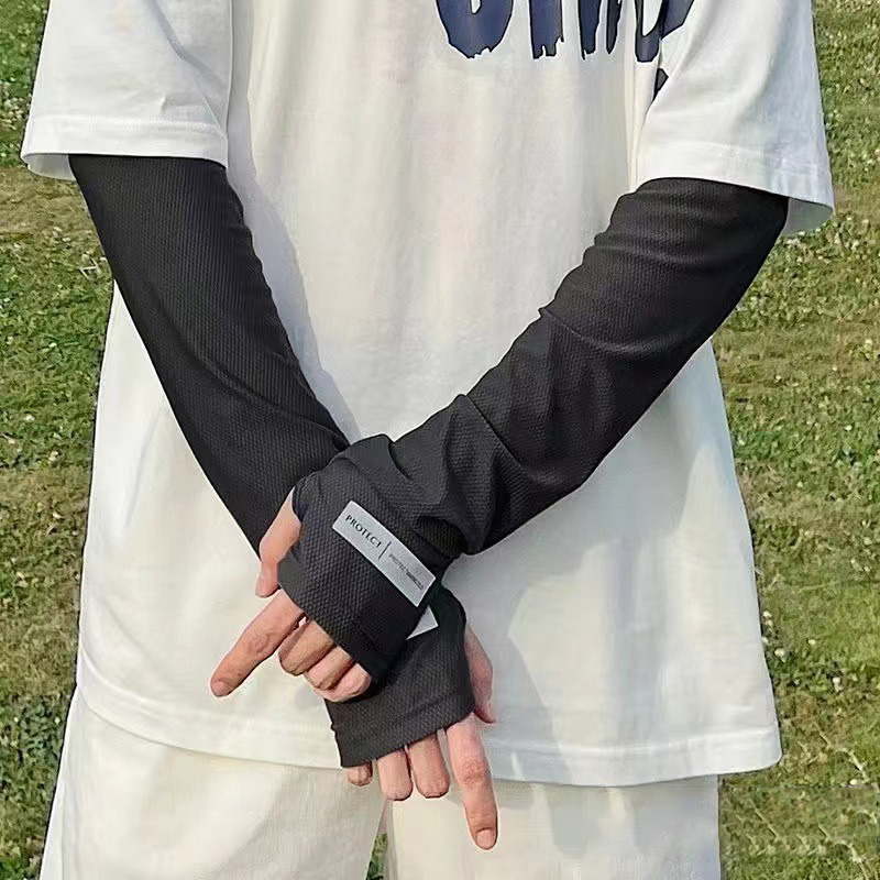UV Solar Arm Sleeves Men Cycli - Rash Guard Long Sleeve ulasan dan harga