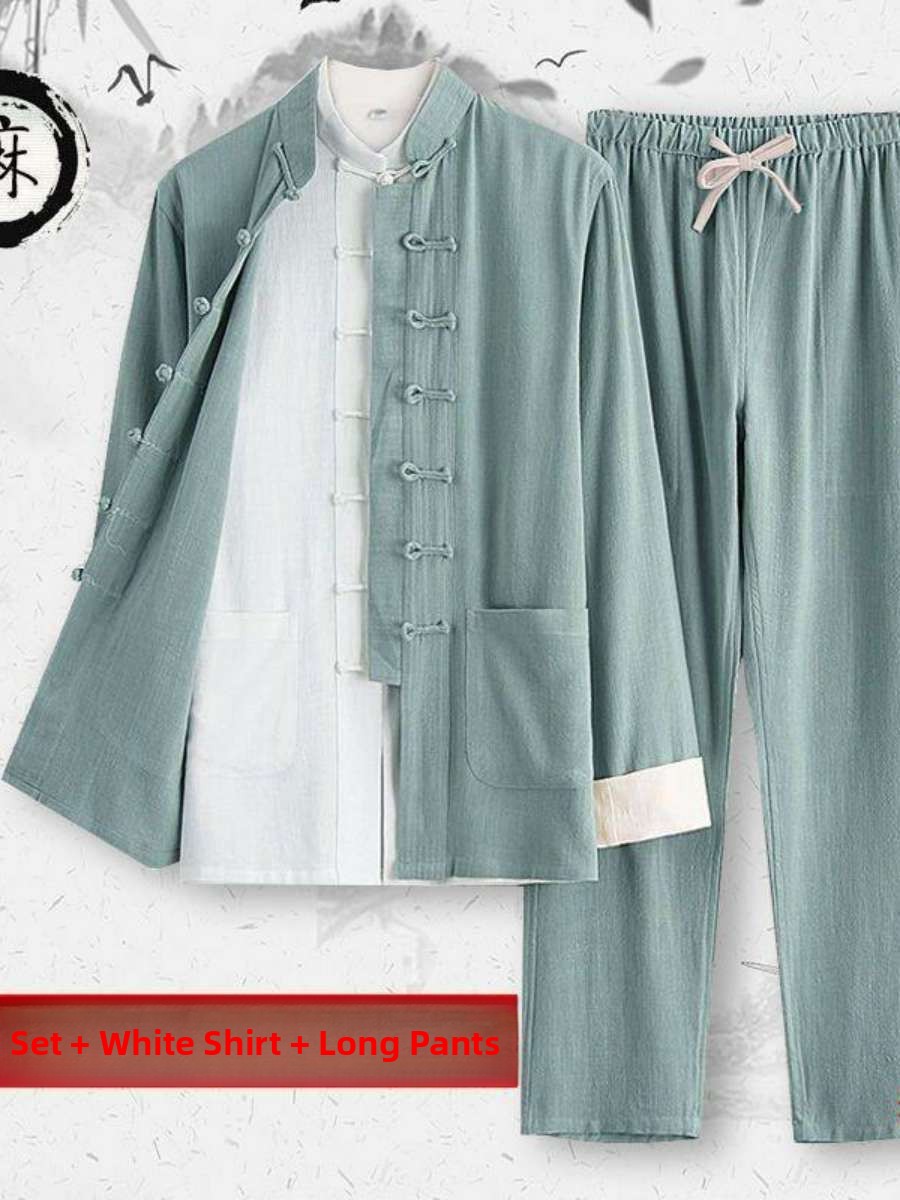 New Men's Cotton Linen Ancient - Summer Clothing Staples ulasan dan harga