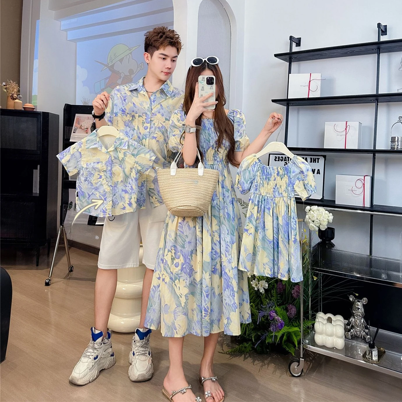 Holiday Look Family Matching C - Summer Clothing Looks ulasan dan harga