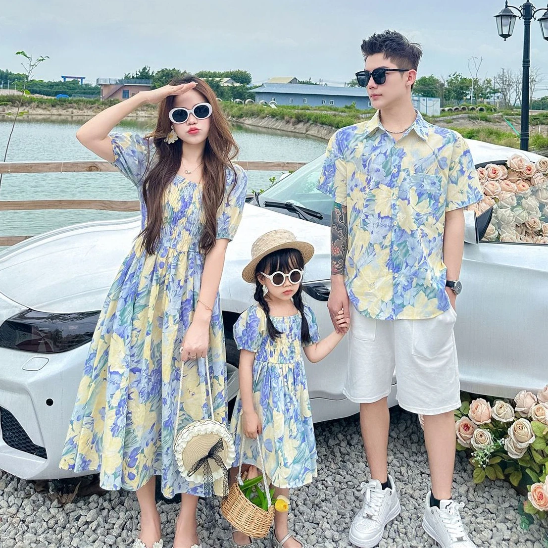 Holiday Look Family Matching C - Summer Clothing Looks ulasan dan harga