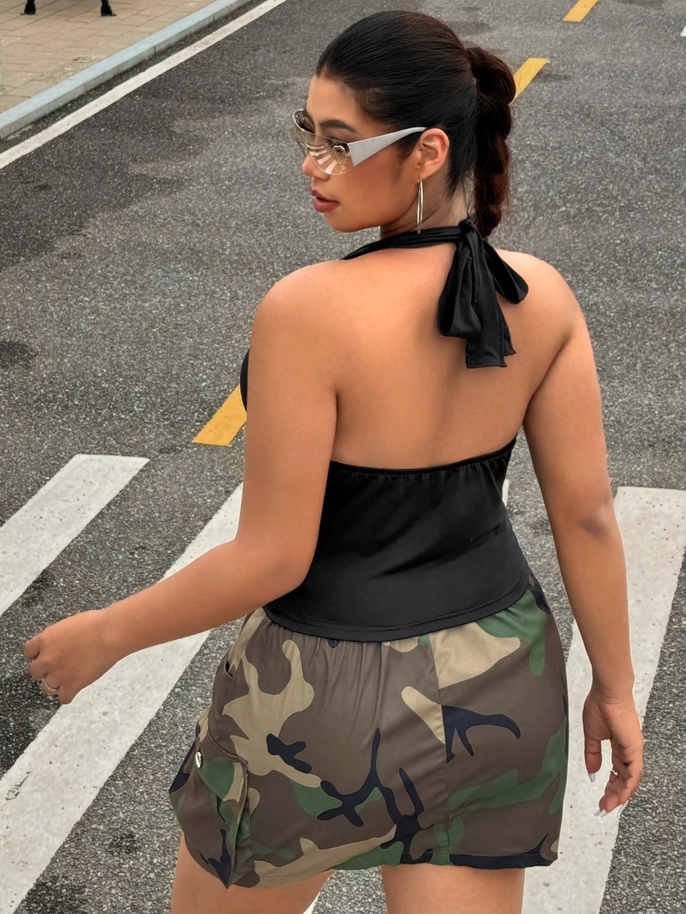 New Fashion Solid Color Plus S - Summer Clothing Plus Size Women ulasan dan harga
