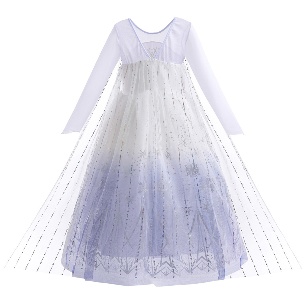 White Elsa Dresses Girls Birth - Summer Evenings Clothing ulasan dan harga