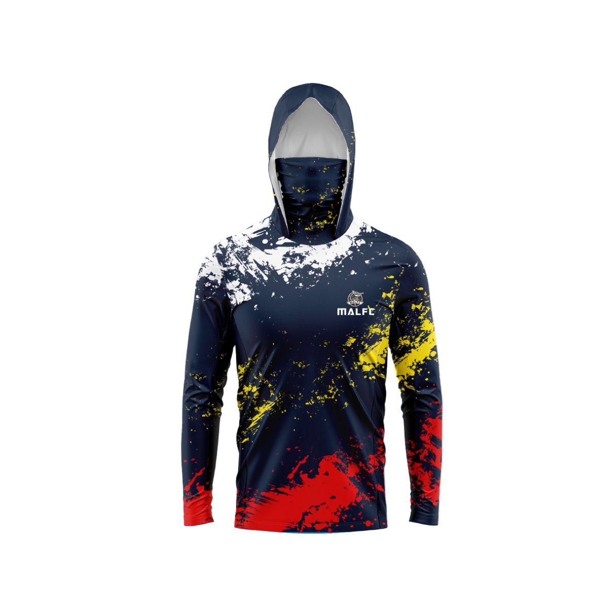 MALFC Men Hood Fishing Shirt l - Rash Guard Long Sleeve ulasan dan harga