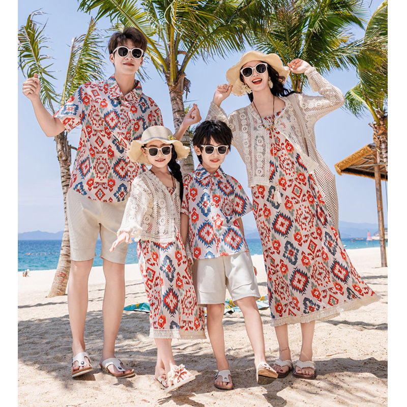 Beach Vacation Family Matching - Summer Clothing Looks ulasan dan harga