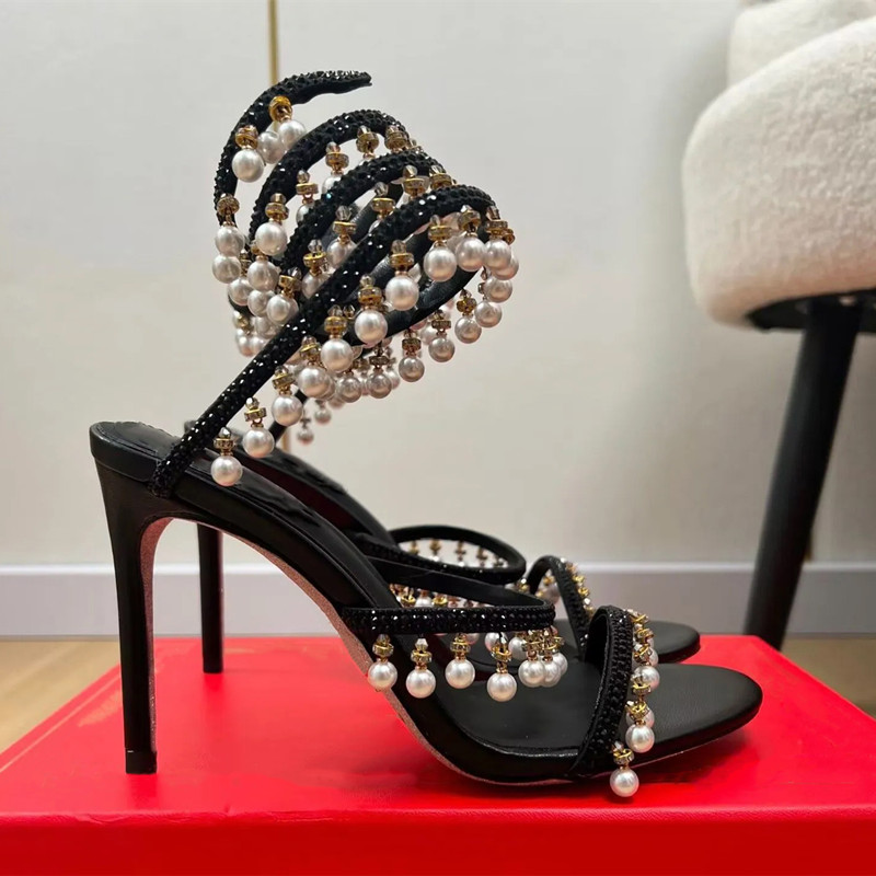 Luxury Rhinestones Pearls Tass - Summer Clothing Ladies ulasan dan harga