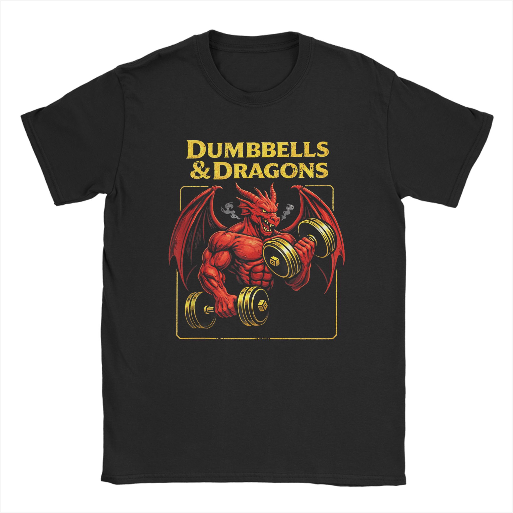 Dumbbells and Dragons Gym T-Sh - Summer Clothing Ideas Men ulasan dan harga