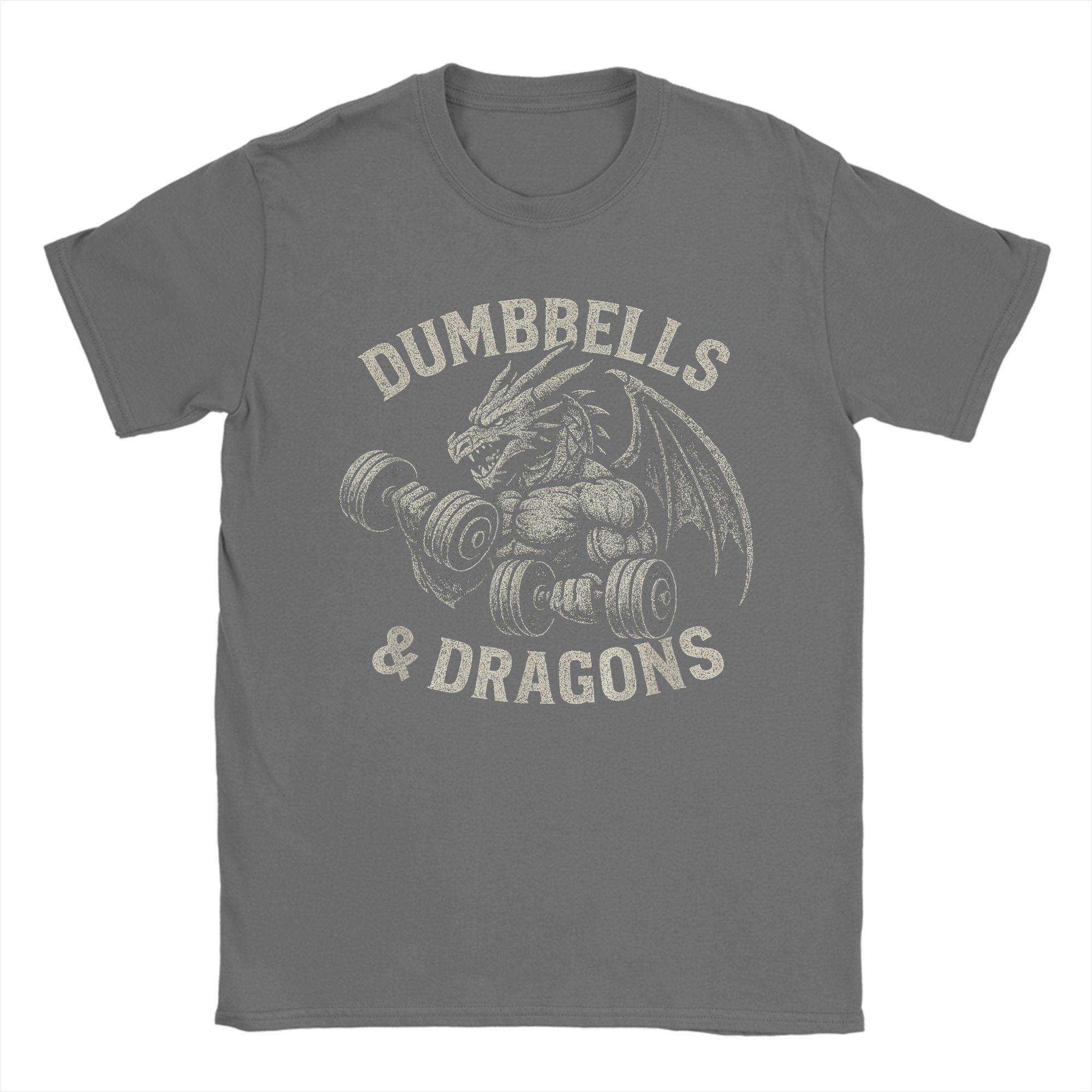 Dumbbells and Dragons Gym T-Sh - Summer Clothing Ideas Men ulasan dan harga