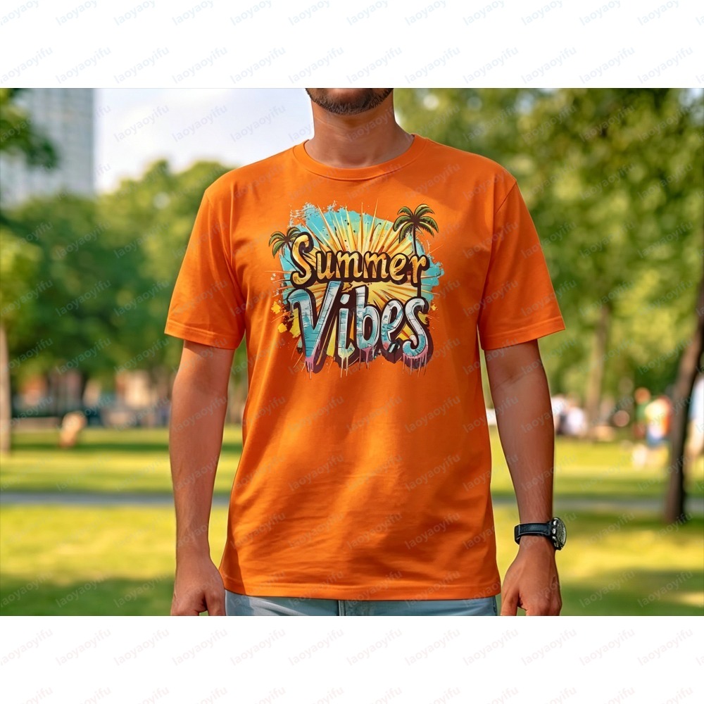 Unisex Summer Vibes T-Shirt Co - Summer Vibes Clothing Men ulasan dan harga