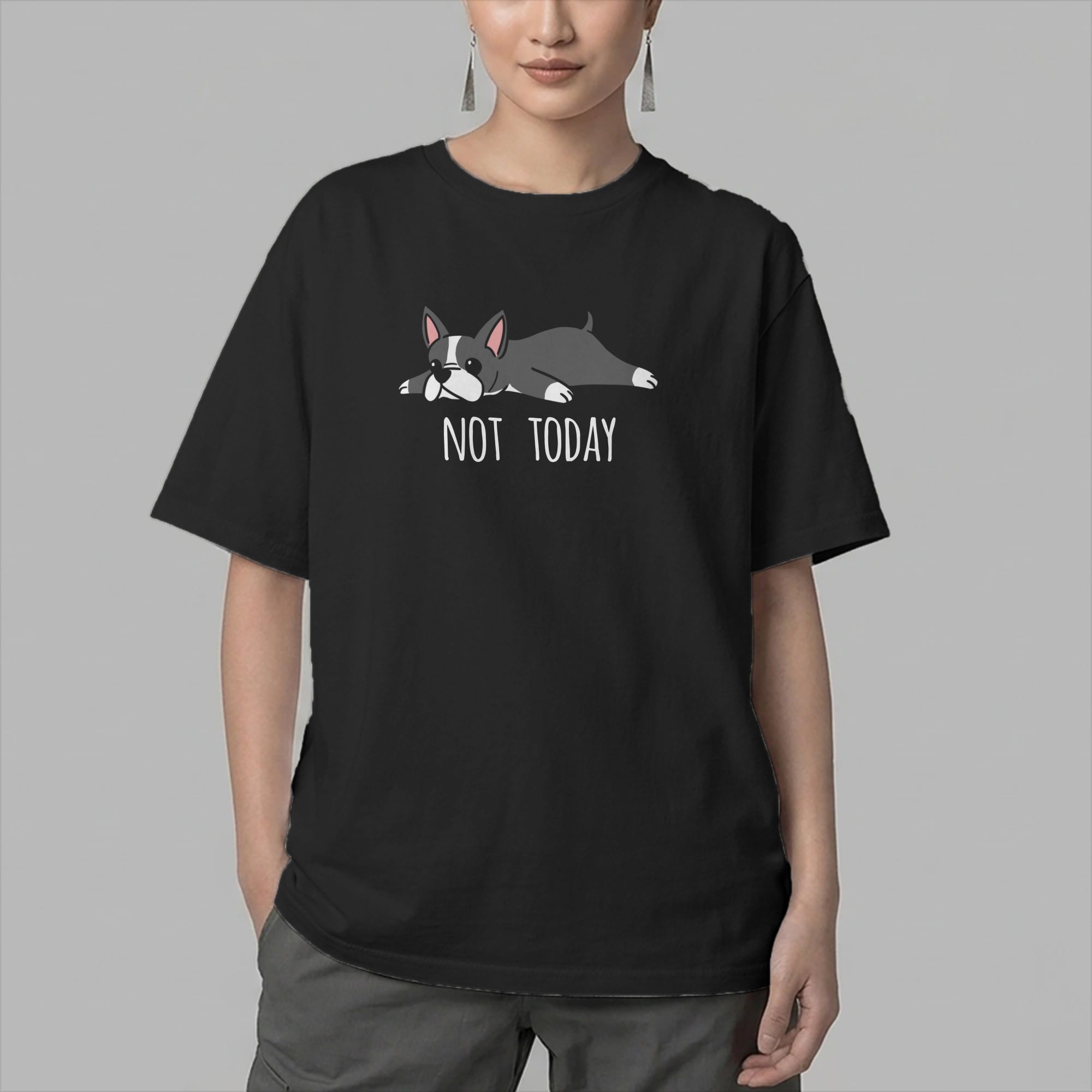 Funny Not Today Boston Terrier - Summer Clothing Ideas Men ulasan dan harga