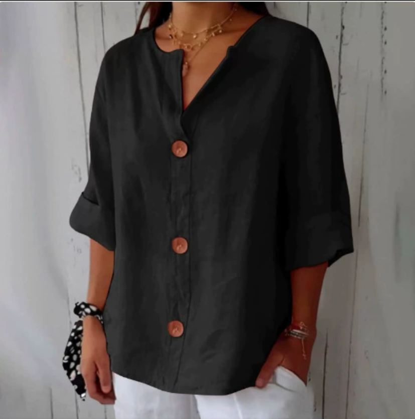 Plus Size Loose Shirt&Blouses  - Summer Clothing Plus Size Women ulasan dan harga