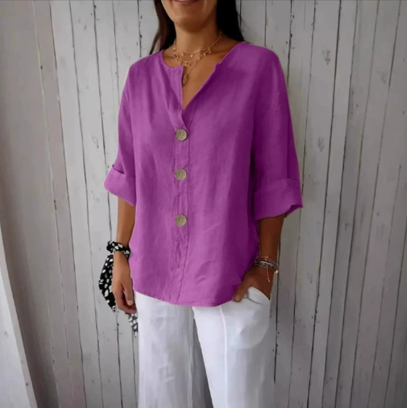 Plus Size Loose Shirt&Blouses  - Summer Clothing Plus Size Women ulasan dan harga