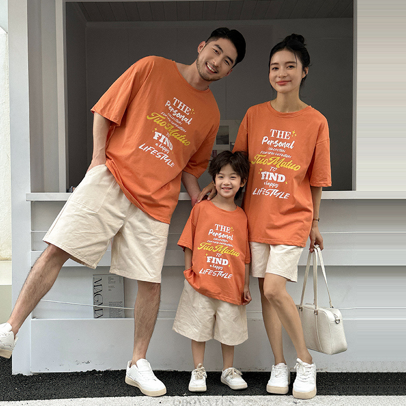 Summer Dad Mother Kids Clothes - Summer Clothing Looks ulasan dan harga