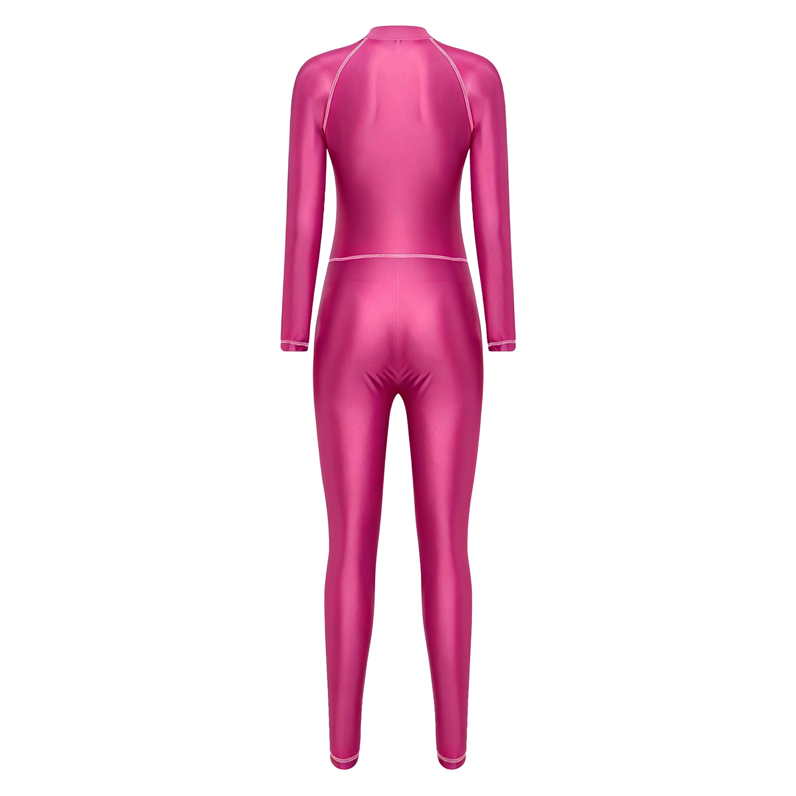 Women Glossy Bodysuit Rash Gua - Rash Guard Long Sleeve ulasan dan harga