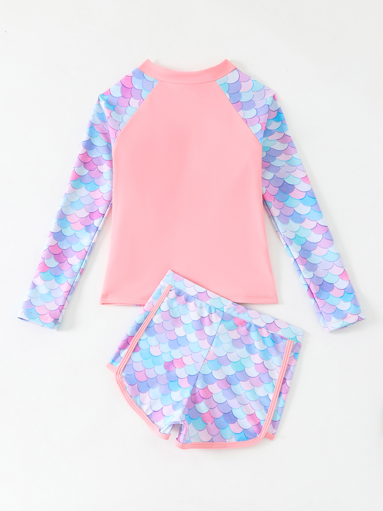 Girls Swimsuit 2025 Pink Long  - Rash Guard Long Sleeve ulasan dan harga