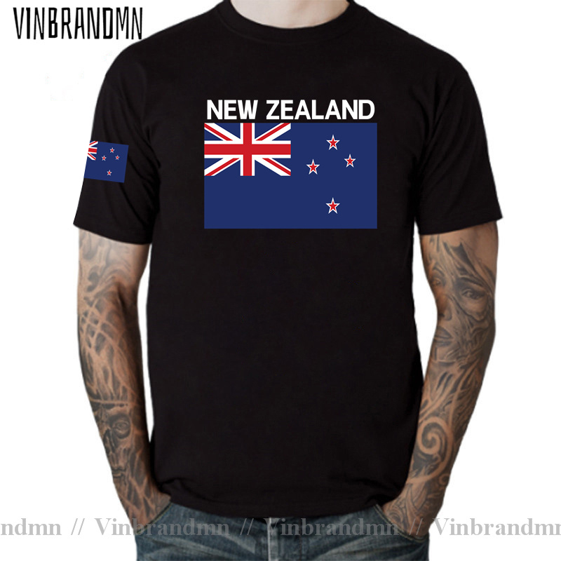 New Zealand Mens T shirt Jerse - Summer Clothing Nz ulasan dan harga